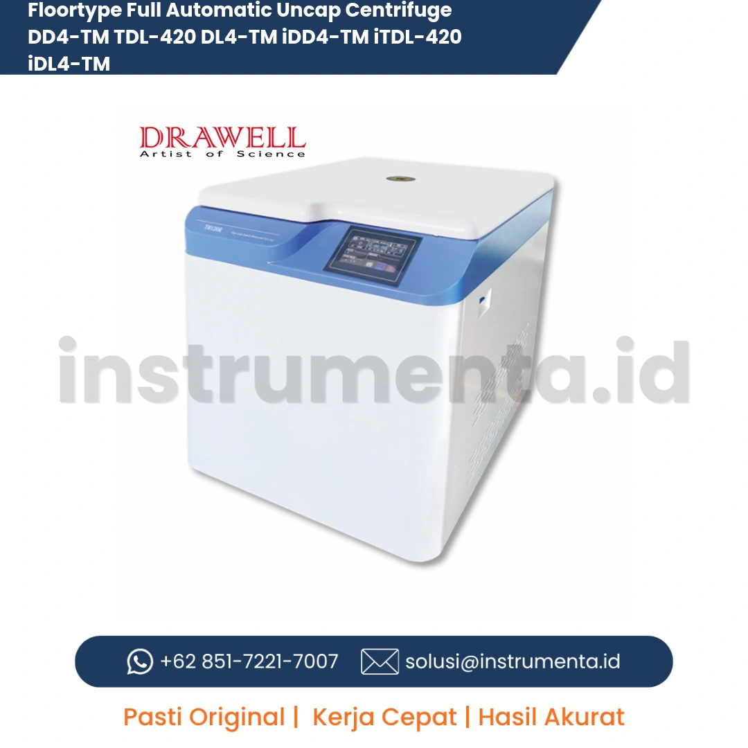 Jual Floortype Full Automatic Uncap Centrifuge DD4-TM / TDL-420 Distributor Resmi Indonesia